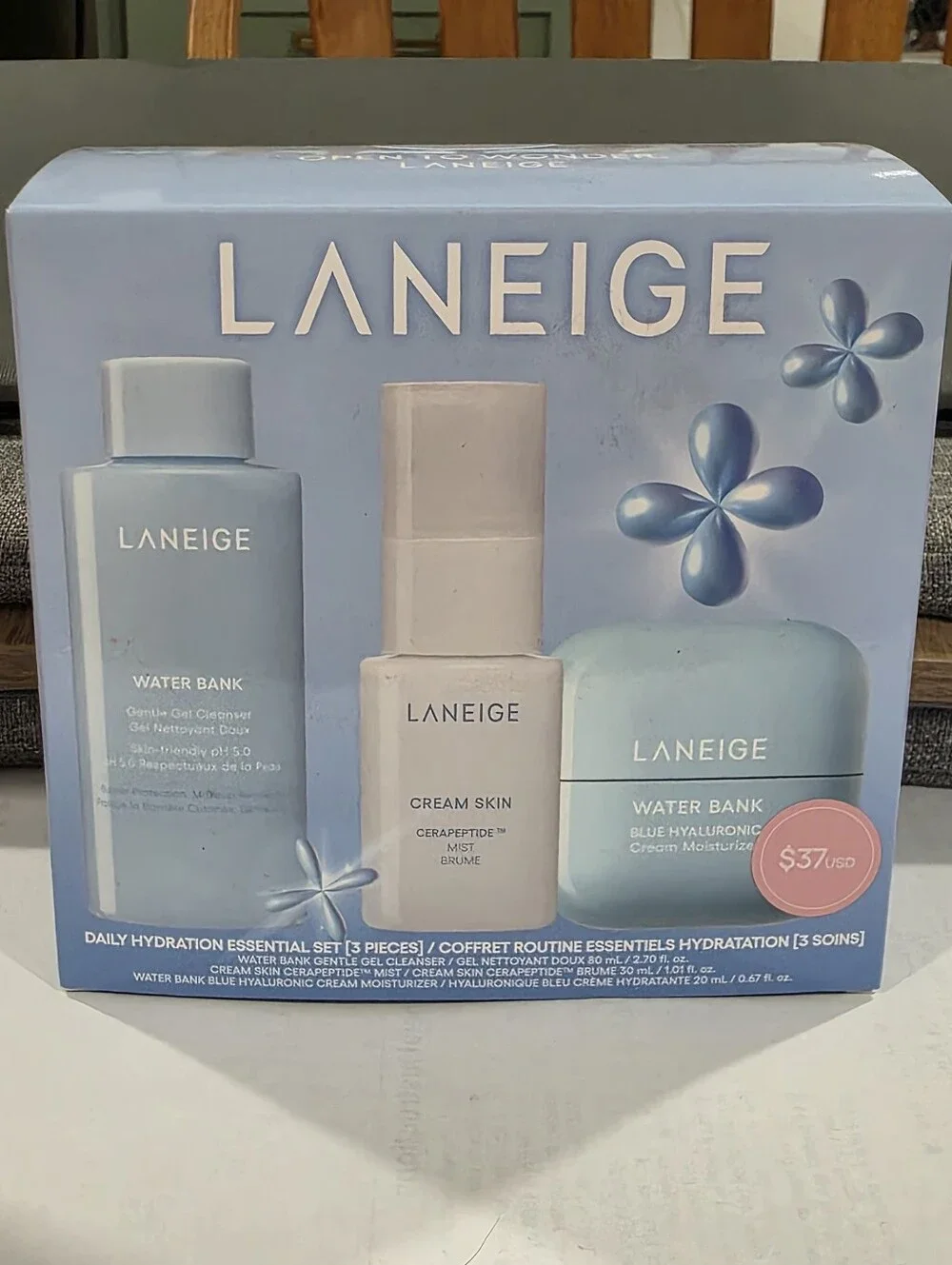 LANEIGE Daily Hydration Minis Essential Set. BNIB